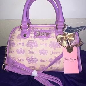 Juicy Couture Pink diamond vintage style bowler exclusive